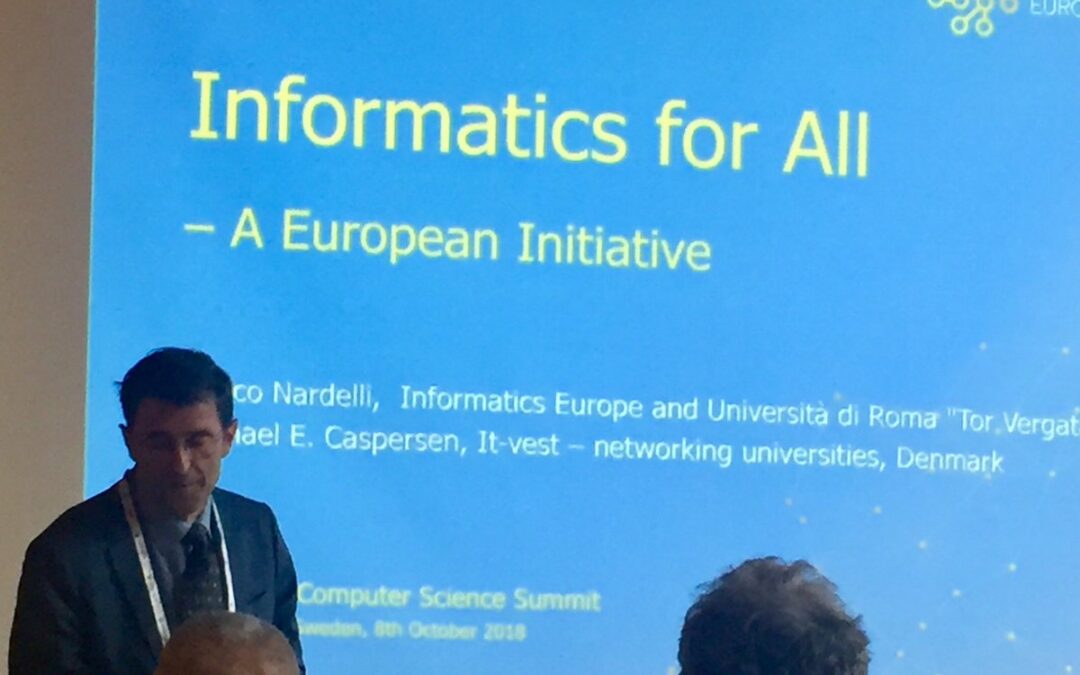 CODDII participa en “Informatics4all Workshop” en Bruselas