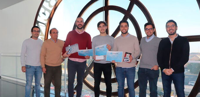 Tres alumnos de Ingeniería Informática de la Universidad de Huelva ganan el concurso de ideas del Scienty 2019