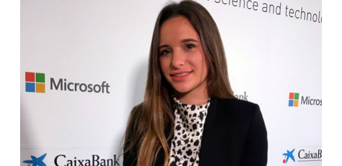 Natalia Franch, la estudiante castellonense becada por Microsoft: «Las mujeres solo ocupamos el 17% de las profesiones científicas»