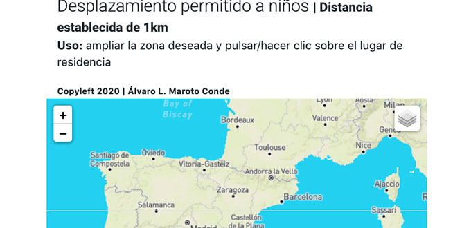 Un ingeniero informático cordobés pone en marcha una aplicación para calcular la distancia de los paseos con niños