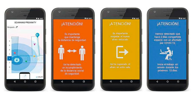 Vuelta al trabajo más segura con una aplicación de móvil nacida en el seno de CiTIUS de USC