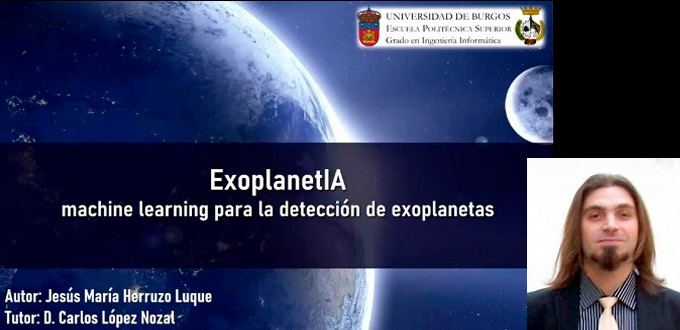 Un estudiante online de Ingeniería Informática de la Universidad de Burgos gana el premio del Observatorio HP con su proyecto ExoplanetIA