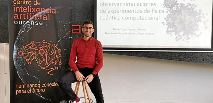 La tesis del ingeniero informático Edgar Filgueiras desarrolla nuevos algoritmos para experimentos de física cuántica