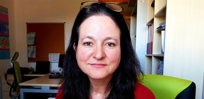 La profesora de la Escuela Superior de Ingeniería Informática de la Universidad de Castilla-La Mancha (UCLM) Virginia Barba-Sánchez, en el Consejo Directivo de ReDigital