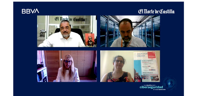 La subdirectora de la Escuela de Ingeniería Informática de la Universidad de Valladolid participa en la jornada de ciberseguridad organizada por BBVA y El Norte de Castilla