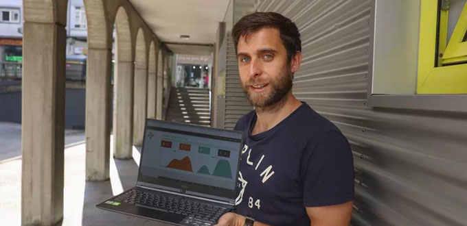 Un ingeniero informático de Santiago crea una aplicación web para apoyar a la hostelería castigada por la pandemia