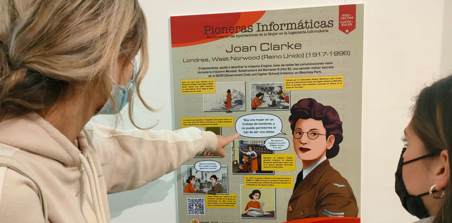 La Universidad de Jaén reconoce a las pioneras de la informática en una exposición