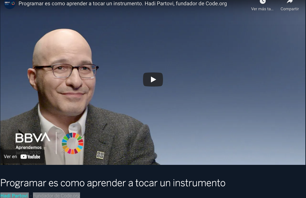 Programar es como aprender a tocar un instrumento