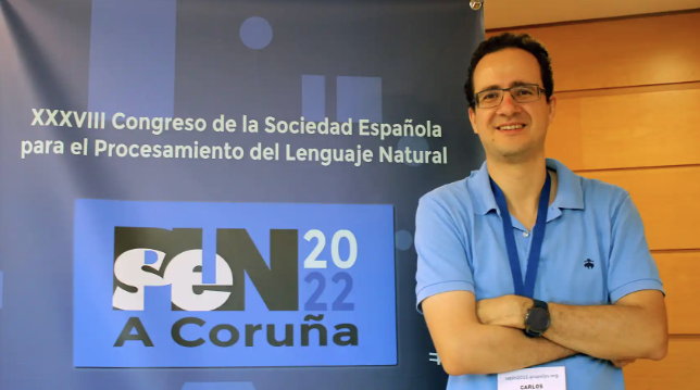 Carlos Gómez, el joven investigador premiado por enseñar a ‘hablar’ español a las máquinas desde Galicia
