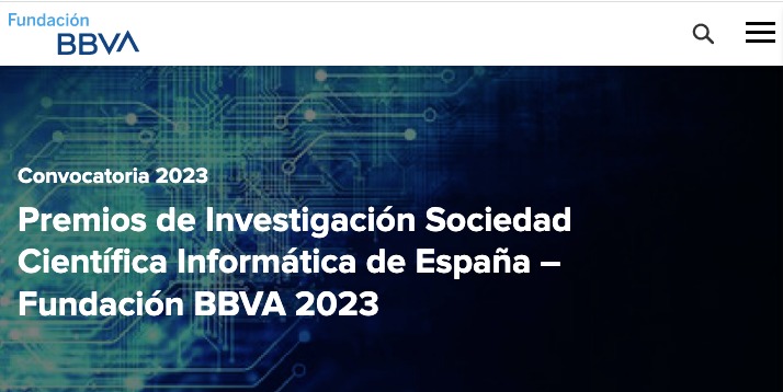 SCIE y la Fundación BBVA convocan los Premios Nacionales de Informática 2023