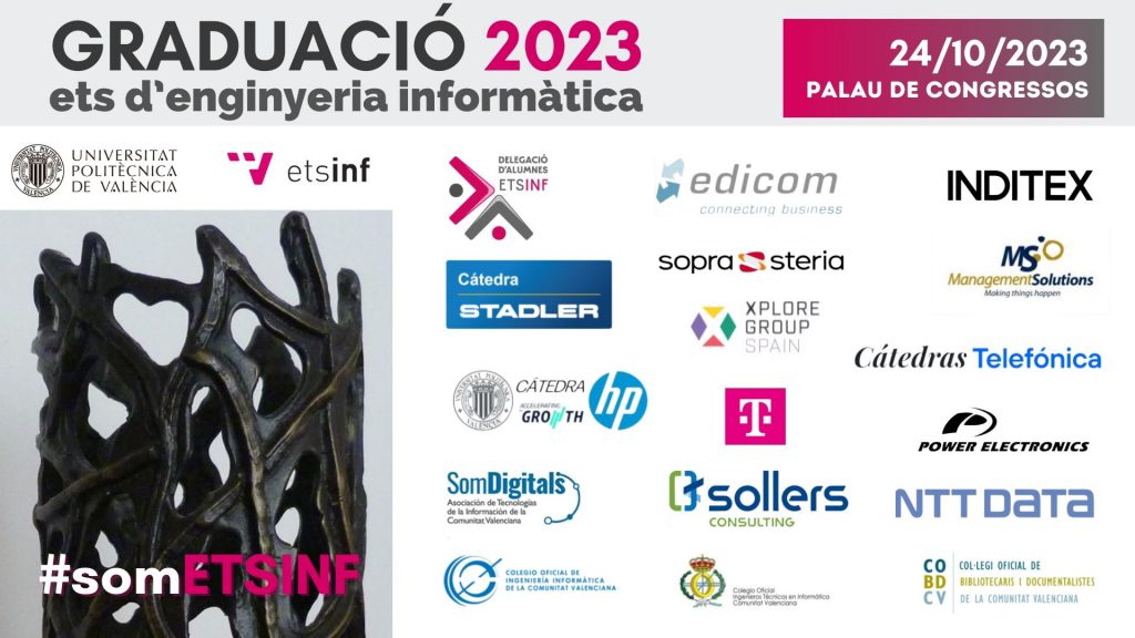 La ETSINF de la UPV celebra un acto de graduación con la participación de diversas empresas informáticas