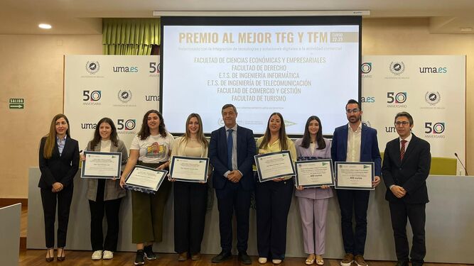 Estos son los mejores trabajos de fin de estudios premiados por la Cátedra de Comercio y Transformación Digital de la UMA