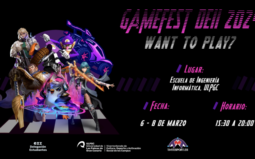 La GAMEFEST 2024 se pone en marcha en la escuela de Ingeniería Informática de las Palmas de Gran Canaria