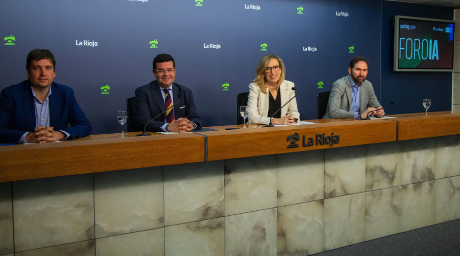 UNIR, Gobierno de La Rioja y la FER organizan FOROIA, un ciclo de cinco jornadas sobre inteligencia artificial aplicada a sectores