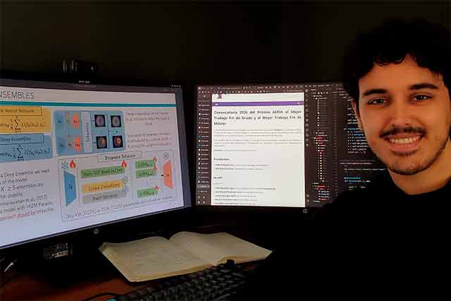 Mario Pascual, estudiante de la Universidad de Málaga, logra el tercer premio nacional al mejor TFG de inteligencia artificial